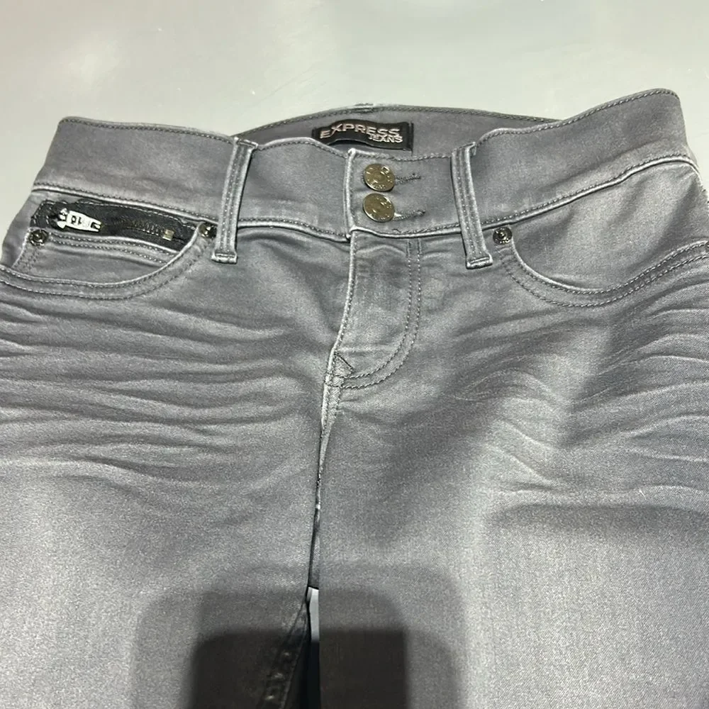 Express Ankle Stella Regular Fit Low Rise Jeans